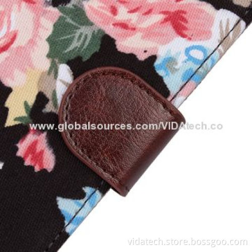 Flower Pattern Leather Case with Card Slot and Holder for Samsung Galaxy Note3